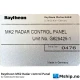 Raytheon control Panel for Pathfinder/ST Mk2 Radar — Manufacturer: Raytheon, Model: MK2 Radar control Panel for Pathfinder/ST Mk2 Radar, Manufacturers part number: G625425-1, Alternative part number: G6254251
