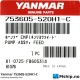 Yanmar 753605-520H1-C Fuel Pump Assembly, Feed — Manufacturer: Yanmar, Model: Fuel Pump Assembly, Feed, Manufacturers part number: 753605-520H1-C, Alternative part number: 753605520H1C