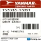 Yanmar 153605-12310 Gasket — Manufacturer: Yanmar, Model: Yanmar Gasket intake manifoild, Manufacturers part number: 153605-12310, Alternative part number: 15360512310