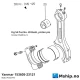 Yanmar 153605-23121 Bush, Piston Pin — Manufacturer: Yanmar, Model: Bush, Piston Pin 6N280, Manufacturers part number: 153605-23121, Alternative part number: 15360523121