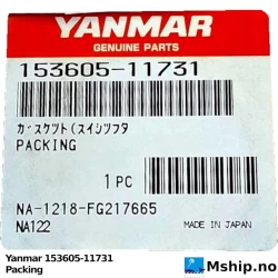 Yanmar 153605-11731 Packing — Manufacturer: Yanmar, Model: Packing, Manufacturers part number: 153605-11731, Alternative part number: 15360511731