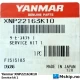Yanmar XNP22163K10 Service kit 1 — Manufacturer: Yanmar, Model: Service kit 1 RH-163, Manufacturers part number: XNP22163K10, Alternative part number: XNP22163K10