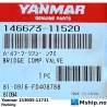 Yanmar 146673-11520 Bridge Comp. Valve — Manufacturer: Yanmar, Model: Bridge Comp. Valve, Manufacturers part number: 146673-11520, Alternative part number: 14667311520