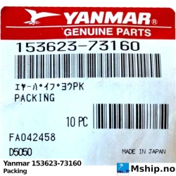 Yanmar 153623-73160 Packing — Manufacturer: Yanmar, Model: Packing, Manufacturers part number: 153623-73160, Alternative part number: 15362373160