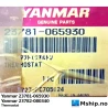 Yanmar 23781-065930 Thermostat — Manufacturer: Yanmar, Model: Thermostat FW, Manufacturers part number: 23781-065930, Alternative part number: 751605-33200 23781065930, Serial number: 05500
