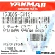 Yanmar 153605-51191 Retainer, Spring Down — Manufacturer: Yanmar, Model: Retainer, Spring Down, Manufacturers part number: 153605-51191, Alternative part number: 15360551191