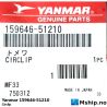 Yanmar 159646-51210 Circlip — Manufacturer: Yanmar, Model: Circlip, Manufacturers part number: 159646-51210, Alternative part number: 15964651210