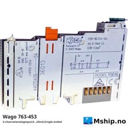 Wago 763-453 4-channelanaloginput 0…20mA Single-ended    https://mship.no