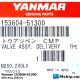 Yanmar 153604-51300 Valve Assy, Delivery    https://mship.no