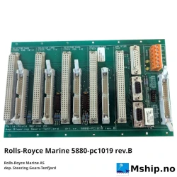 Rolls-Royce Marine PC1019 rev.B — Manufacturer: Rolls-Royce Tenfjord, Model: Back plane rev B., Manufacturers part number: PC1019 rev.B, Alternative part number: 5880pc1019 rev.B