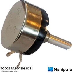 TOCOS RA30Y 30S B251 potentiometer — Manufacturer: TOCOS, Model: RA30Y 30S B251, Manufacturers part number: RA30Y.30S-B251
, Alternative part number: RA30Y30SB251
