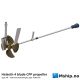 Kumera Helseth Type 4H 4 blade CPP propeller 1700 mm  https://mship.no
