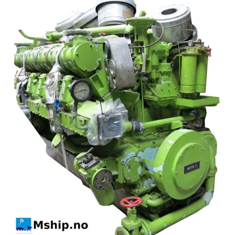 Paxman 12RPH2 — Manufacturer: Paxman, Model: 12RPH2, Serial number: 300003/24, HP: 320, kW: 239, RPM: 900, Other: Visually, this engine seems to be in very fine condition. This engine was originally sold to NATO