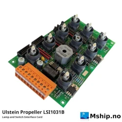Ulstein LSI1031B Lamp and Switch Interface Card — Manufacturer: Ulstein Propeller  / Kongsberg / Rolls-Royce, Model: Lamp and Switch Interface Card, Manufacturers part number: LSI1031B, Alternative part number: V.nr 10660