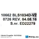 Ulstein BLS1034A Backup Lamp / Switch Card — Manufacturer: Ulstein Propeller  / Kongsberg, Model: Backup Lamp / Switch Card, Manufacturers part number: BLS1034A, Alternative part number: V.nr 10662  BLS1034D-V2