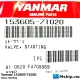 Yanmar 153605-71020 Valve, Starting — Manufacturer: Yanmar, Model: Valve, Starting, Manufacturers part number: 153605-71020, Alternative part number: 15360571020