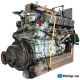 Nohab Polar  F 28V-D825 — Manufacturer: Nohab Polar, Model: F 28V-D825, Serial number: 2785, Year: 1976, HP: 1760, kW: 1313, RPM: 825, Cylinder bore: 250 mm, Piston Stroke: 300 mm, Number of cylinders: 8, Displacement: 117,81 Liter, Cylinder configuration: V-engine, Rotation direction: Counter Clockwise seen from flywheel end. CCW, Class: DNV, Other: Lube oil pump is sold and not included