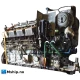 Nohab Polar  F 28V-D825 — Manufacturer: Nohab Polar, Model: F 28V-D825, Serial number: 2785, Year: 1976, HP: 1760, kW: 1313, RPM: 825, Cylinder bore: 250 mm, Piston Stroke: 300 mm, Number of cylinders: 8, Displacement: 117,81 Liter, Cylinder configuration: V-engine, Rotation direction: Counter Clockwise seen from flywheel end. CCW, Class: DNV, Other: Lube oil pump is sold and not included