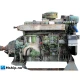 Scania D11 R81SF — Manufacturer: Scania, Model: D 11 R 81 SF, Serial number: R30811-859539, HP: 152, kW: 113, Cylinder bore: 127 mm, Piston Stroke: 145 mm, Number of cylinders: 6, Displacement: 11,021 L, Cylinder configuration: In line, Rotation direction: CCW - Counter clockwise seen from aft, Fuel Type: Diesel, Other: Exhaust manifold and clutch missing