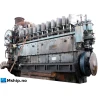 Stork Werkspoor 6FHD240G — Manufacturer: Stork Werkspoor, Model: 6FHD240G, Serial number: 70788, Year: 1989, HP: 591, kW: 441, RPM: 600, Cylinder bore: 240 mm, Piston Stroke: 260 mm, Number of cylinders: 6, Displacement: 70.58 Liter, Cylinder configuration: In line, Rotation direction: CW - Clockwise seen from aft, Turbo model: B.B.C VTC 214-13 , Governor type: Woodward UG-8L 8522-214