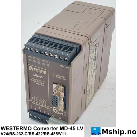 WESTERMO Converter MD-45 LV — Manufacturer: WESTERMO, Alternative part number: MD45LV