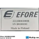 Efore 3223B001000B — Manufacturer: Efore, Model: 3223B001000B