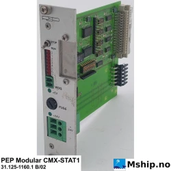 PEP Modular CMX-STAT1 — Manufacturer: PEP Modular Computers, Model: CMX-STAT1, Manufacturers part number: B/02, Alternative part number: 31.125-1160.1