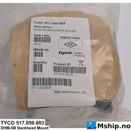 TYCO 517.050.603 DHM-5B Deckhead Mount    https://mship.no
