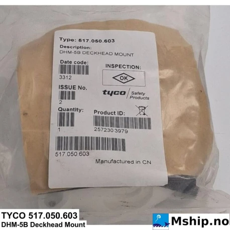 TYCO 517.050.603 DHM-5B Deckhead Mount    https://mship.no