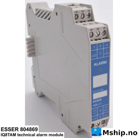 ESSER 804869 IQ8TAM technical alarm module    https://mship.no