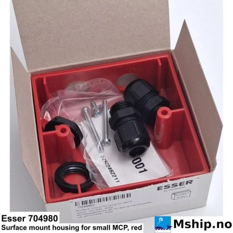 Esser704980 Surface mount housing for small MCP    https://mship.no