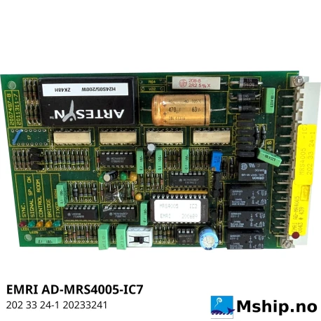 EMRI AD-MRS4005-IC7 Actuator servo amplifier control card  https://mship.no