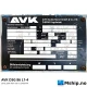 AvK DSG 86 L1-4 generator nameplate – 3408 kVA, 480 V, 60 Hz, 1800 rpm