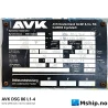 AVK DSG 86 L1-4  generator