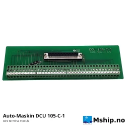 Auto-Maskin DCU 105-C-1 wire terminal module