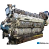 Wärtsilä 12V32 D — Manufacturer: Wärtsilä, Model: 12V32 D, Serial number: 6232, Performance specification: 133171, HP: 6032, kW: 4500, RPM: 750, Running Hours: 99642, Cylinder bore: 320 mm, Piston Stroke: 400 mm, Number of cylinders: 12, Displacement: 386 Litres , Cylinder configuration: V-angle  55°, Rotation direction: CCW - Counter clockwise seen from aft, Fuel Type: HFO, Other: Valmet gearbox for this engine available., Weight: 57 Ton