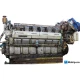 Wärtsilä 12V32 D — Manufacturer: Wärtsilä, Model: 12V32 D, Serial number: 6232, Performance specification: 133171, HP: 6032, kW: 4500, RPM: 750, Running Hours: 99642, Cylinder bore: 320 mm, Piston Stroke: 400 mm, Number of cylinders: 12, Displacement: 386 Litres , Cylinder configuration: V-angle  55°, Rotation direction: CCW - Counter clockwise seen from aft, Fuel Type: HFO, Other: Valmet gearbox for this engine available., Weight: 57 Ton