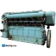 Yanmar T260L — Manufacturer: Yanmar, Model: T260L, Serial number: 0019FHE, Year: 1982, HP: 1400, kW: 1044, RPM: 720, Running Hours: 17150, Number of cylinders: 6, Cylinder configuration: In line, Other: Total running hours  224850. Overhauled at 207700 hours.
