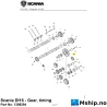 Scania DI16 - Gear, timing Part No. 1398294    https://mship.no