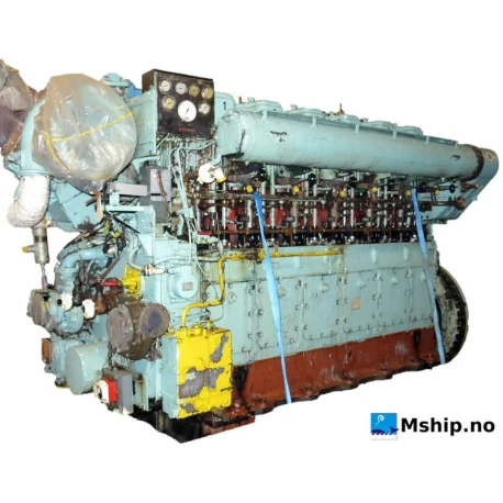 Yanmar T260L — Manufacturer: Yanmar, Model: T260L, Serial number: 0224FHE, Year: 1982, HP: 1400, kW: 1044, RPM: 720, Running Hours: 16000, Number of cylinders: 6, Cylinder configuration: In line, Other: Total running hours  211500. Overhauled at 195500 hours.