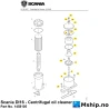 Scania DI16 - Centrifugal oil cleaner Part No. 1458105    https://mship.no