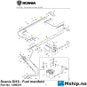 Scania DI16 - Fuel manifold Part No. 1499319    https://mship.no
