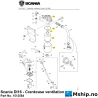 Scania DI16 - Crankcase ventilation Part No. 1512584    https://mship.no