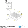 Scania DI16 - Expansion tank Part No. 1728931    https://mship.no