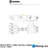Scania DI16 - Cable harness, engine Part No. 1796997    https://mship.no