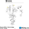 Scania DI16 - Valve bridge Part No. 1919609