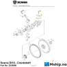 Scania DI16 - Crankshaft Part No. 2038690